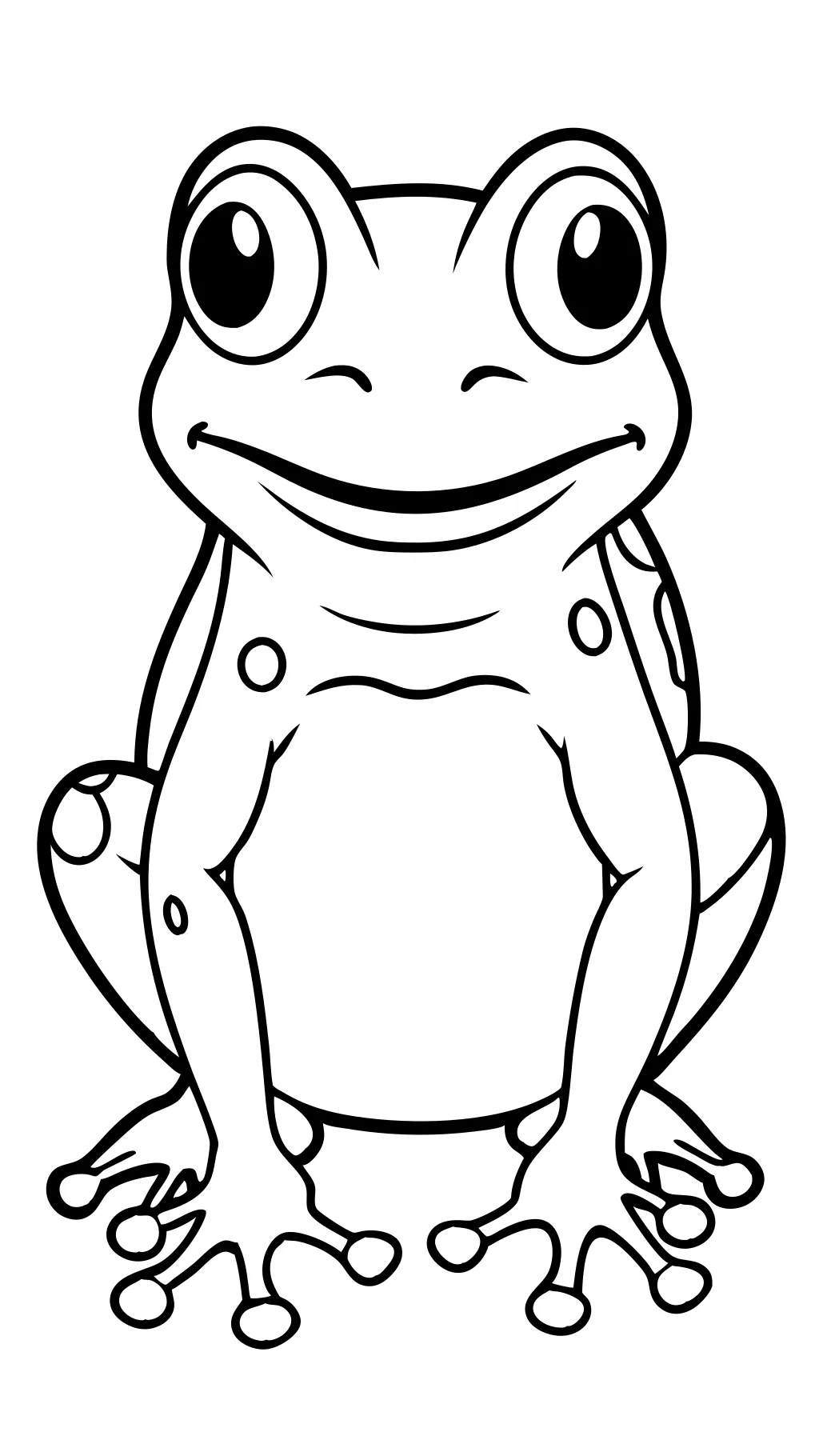 free frog coloring pages printable